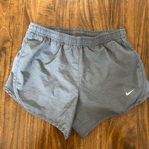 nike grey girls shorts